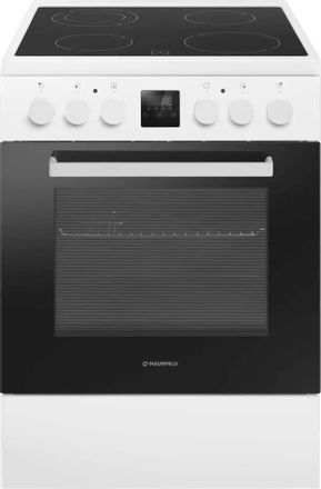 Электрическая плита MAUNFELD MEC67CW08TD,  стеклокерамика,  белый [ка-00018157]
