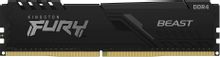 Изображение товара Оперативная память Kingston Fury Beast Black DDR4 16ГБ 3600МГц DIMM