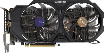 Gigabyte NVIDIA GeForce GTX 760 GV-N760WF2OC-2GD 2ГБ GDDR5, OC