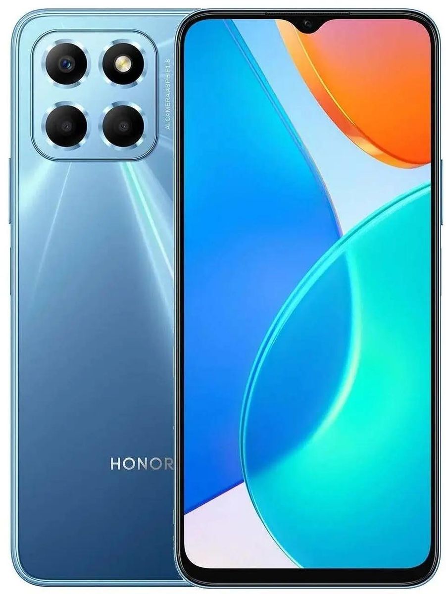 Характеристики Смартфон Honor X6 4/64Gb, VNE-LX1, синий океан (1878914)  смотреть в СИТИЛИНК