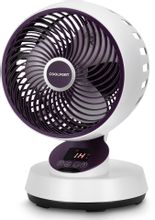 Вентилятор настольный COOLFORT CF-2019, белый и фиолетовый – купить в ...