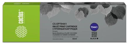 Картридж Cactus CS-EPT9441, T9441, черный пигментный / CS-EPT9441