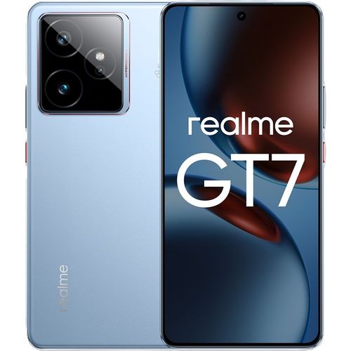 6.78" Смартфон REALME GT 7 12/256Gb, RMX5061, NFC, AMOLED, 120Гц, 7000мAч, голубой