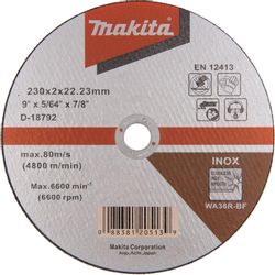 Отрезной диск Makita D-18792, 230мм, по металлу