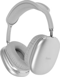 Изображение товара Наушники Hoco Air Triumph W35, 3.5 мм/Bluetooth, мониторные, серебристый