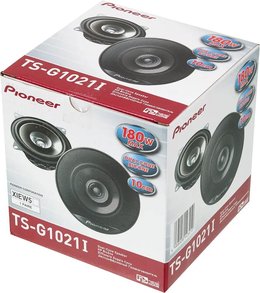 Обзор товара колонки автомобильные Pioneer TS-G1021I, 10 см (4 дюйм.),  комплект 2 шт. (661446) в интернет-магазине СИТИЛИНК