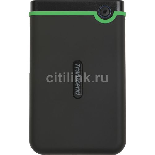 1ТБ Внешний диск HDD Transcend StoreJet 25M3S TS1TSJ25M3S, USB 3.0, серый