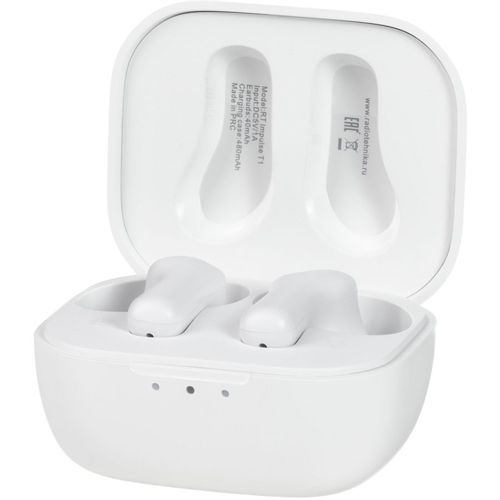 Наушники RADIOTEHNIKA Impulse T1, Bluetooth, внутриканальные, белый