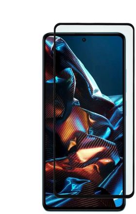 Защитное стекло для экрана ZIBELINO для Xiaomi Redmi Note 14S 4G/13 5G/12 Pro 4G/5G/12 Turbo/12 Pro+ 5G/Poco X5 Pro 5G/F5 4G/5G антиблик, 5D, 1 шт, черный [ztg-5d-xmi-x5pro-blk]