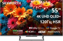 Изображение товара 55 дюймовый телевизор SKYWORTH 55Q67H с QLED+ и Google TV