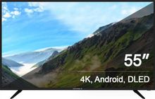 Изображение товара 55" Телевизор Supra STV-LC55ST0045U 4K Ultra HD, черный, СМАРТ ТВ