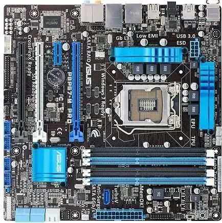 Материнская плата ASUS P8P67-M PRO(rev 3.X), LGA 1155, Intel P67(B3), mATX, Ret