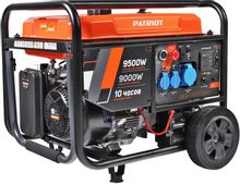 Изображение товара Бензиновый генератор Patriot GRA 9500AWS 9.5 кВт 230/12 В на колёсах