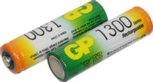 Изображение товара AA Аккумуляторная батарейка GP 130AAHC,  2 шт. 1300мAч