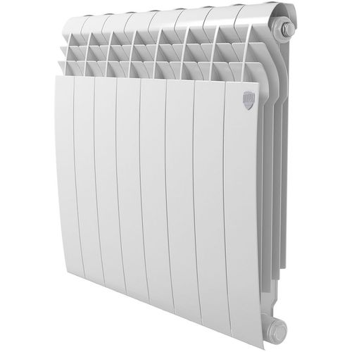 Радиатор алюминиевый ROYAL THERMO BiLiner A 500, 8 секций, боковое подключение, белый