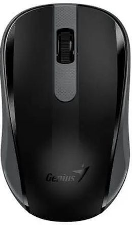 Мышь беспроводная Genius NX-8008S, радио, оптическая, USB, 1200dpi, черный и серый [31030028400]