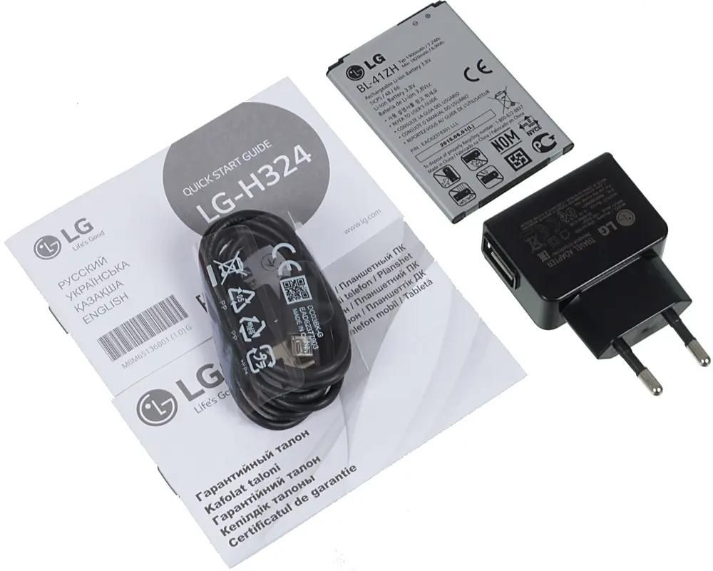 Смартфон LG Leon H324, белый – купить в Ситилинк | 304801