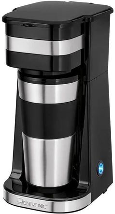 Кофеварка CLATRONIC KA 3733,  капельная,  черный /нержавеющая сталь