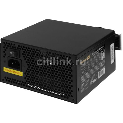 Блок питания EXEGATE 1000PPH-LT, 1000Вт, 80 PLUS WHITE, 120мм, черный [ex292146rus]
