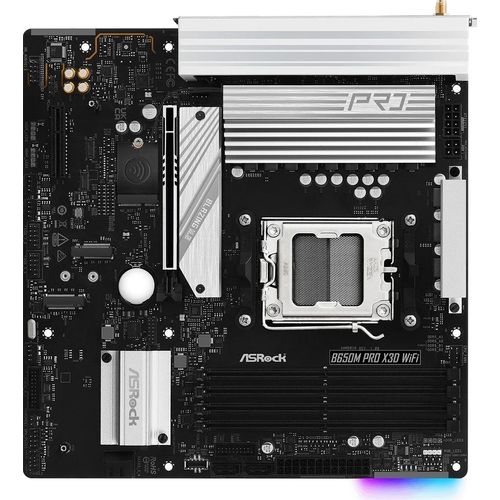 Материнская плата ASRock B650M PRO X3D WIFI, Socket AM5, AMD B650, mATX, Ret