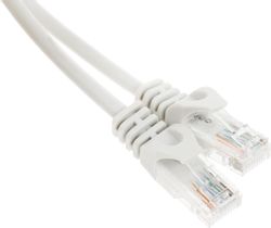 Патч-корд ITK вилка RJ-45,  вилка RJ-45,  кат.5E,  ПВХ,  0.5м,  серый