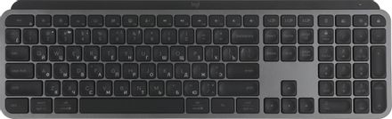 Клавиатура Logitech MX Keys S, беспроводная, USB, Bluetooth/Радиоканал,  ножничная, с гравировкой, графитовый/черный [920-011600]
