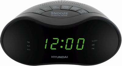 Радиобудильник Hyundai H-RCL200, черный