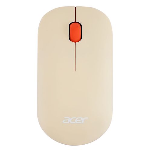 Мышь беспроводная Acer OMR200, радио, оптическая, USB, 1200dpi, бежевый и коричневый [zl.mceee.022]