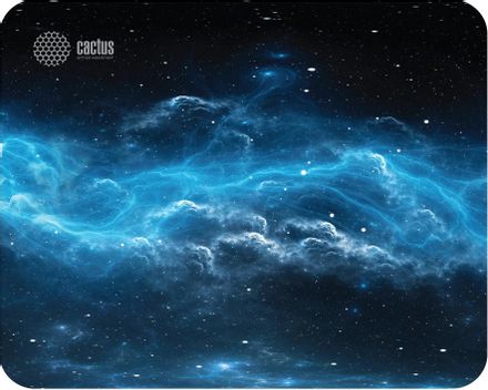 Коврик для мыши Cactus Space Clouds рисунок, ткань, 300х250х2мм [cs-mpc-p05m]