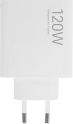 Сетевое зарядное устройство Xiaomi 120W HyperCharge Combo (Type-A) EU, белый