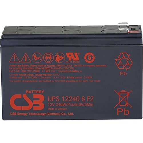 Аккумуляторная батарея CSB UPS122406 F2 для ИБП, 12В