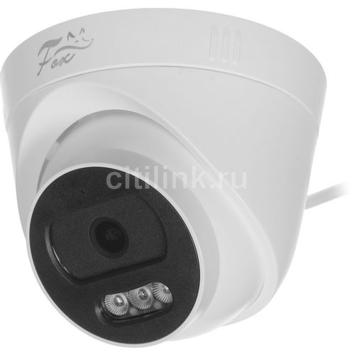 Камера видеонаблюдения IP FOX FX-IPC-D2FP-IR, 1920х1080 pix, 2.8 мм, белый