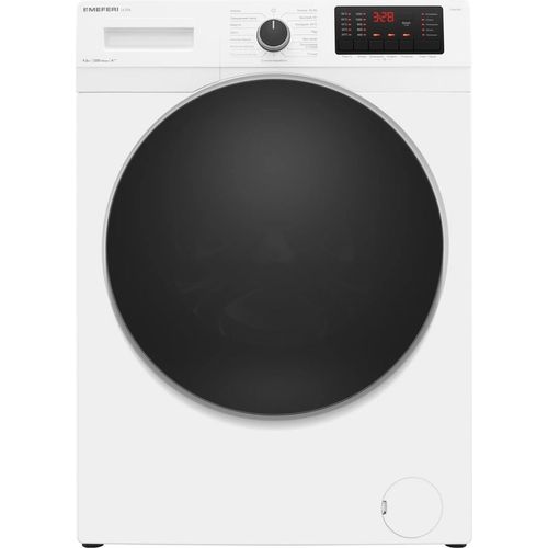 Стиральная машина MEFERI Ultra MFW091216WH, с фронтальной загрузкой, 9кг, 1200об/мин, с паром, инверторная