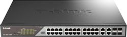 Коммутатор D-Link DSS-200G-28MPP/A1A, настраиваемый
