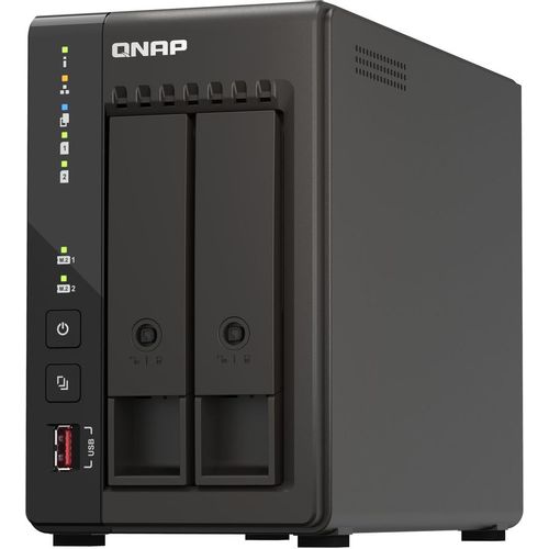 Сетевое хранилище NAS Qnap TS-253E-8G, 2-bay, настольный, Celeron, J6412