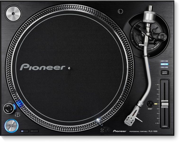 Виниловый проигрыватель Pioneer PLX-1000, ручной, черный