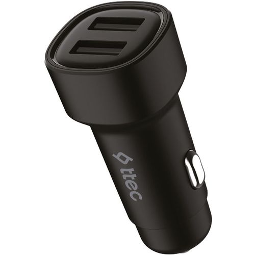 Автомобильное зарядное устройство TTEC 2CKS31DS, 2xUSB-A, 15.5Вт, 3.1A, черный