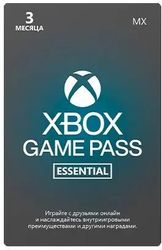 Изображение товара Подписка Microsoft Xbox Game Pass Essential MX,  на 3 месяца,  регион: Мексика