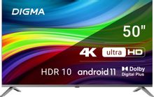 Изображение товара 50 телевизор Digma DM-LED50UBB41 4K Ultra HD Smart TV Android