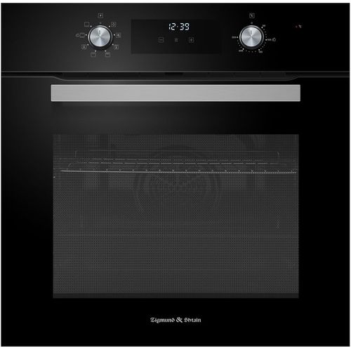 Духовой шкаф электрический ZIGMUND & SHTAIN E 177 B, 70л, дверца с 2 стеклами, черный