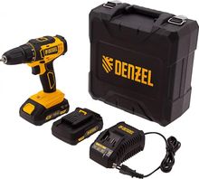 Характеристики Дрель-шуруповерт DENZEL CDL-18-02BM, 2Ач, с двумя ...