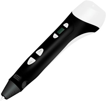Ручка 3D Cactus CS-3D-PEN-C-BK, ЖК экран, ABS, PLA, черный