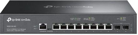 Коммутатор TP-LINK Omada SG3210X-M2, управляемый, 8 RJ-45, 10/100/1000 Мбит/с