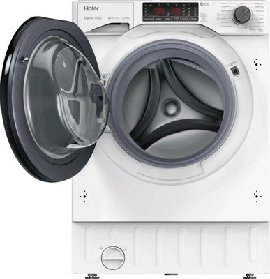 Встраиваемая стиральная машина HAIER HWDQ90B416FWB-RU с сушкой, под ...