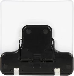 Подставка для книг BRAUBERG 230909, Офис, прямоугольная, 24x223x230мм, пластик/металл, белый, картонная коробка