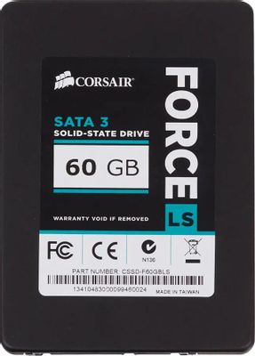 SSD накопитель Corsair Force LS CSSD-F60GBLS 60ГБ, 2.5", SATA III