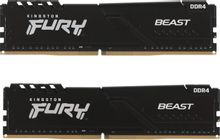 Оперативная память Kingston Fury Beast Black KF436C18BBK2/32 DDR4 -  2x 16ГБ