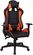 Изображение товара Кресло игровое BRABIX GT Racer GM-100, экокожа, до 120кг, топ-ган, фиксированные подлокотники,  черный/оранжевый/оранжевый