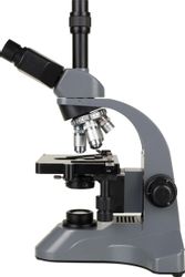 Микроскоп LEVENHUK 740T, световой/оптический/биологический, 40-2000x, на 4 объектива, серый/черный