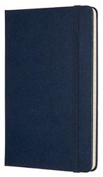 Блокнот Moleskine Classic, 208стр, в линейку, твердая обложка, синий